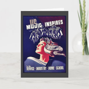 Musik inspiriert karte