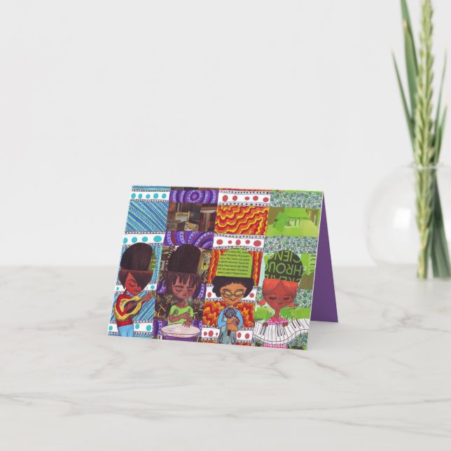 Musik ist alles, was Notenkarte ist Karte (Vorderseite)