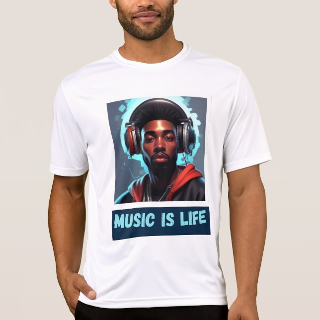 Musik ist das Leben T-Shirt (Vorderseite)