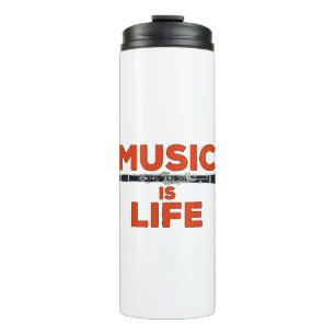 Musik ist das Leben Thermosbecher