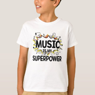 Musik ist das T-Shirt meines Supermacht-Jungen