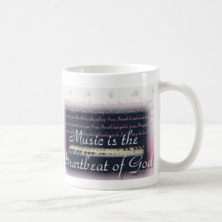 Musik ist der Herzschlag der Gott-Tasse Tasse