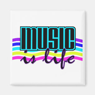 Musik ist der Lebensmagnet Magnet