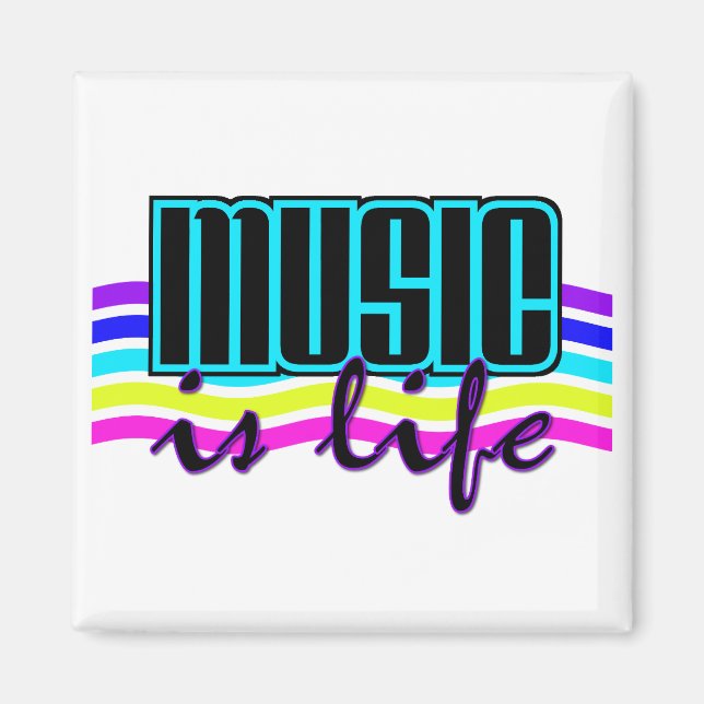 Musik ist der Lebensmagnet Magnet (Vorne)