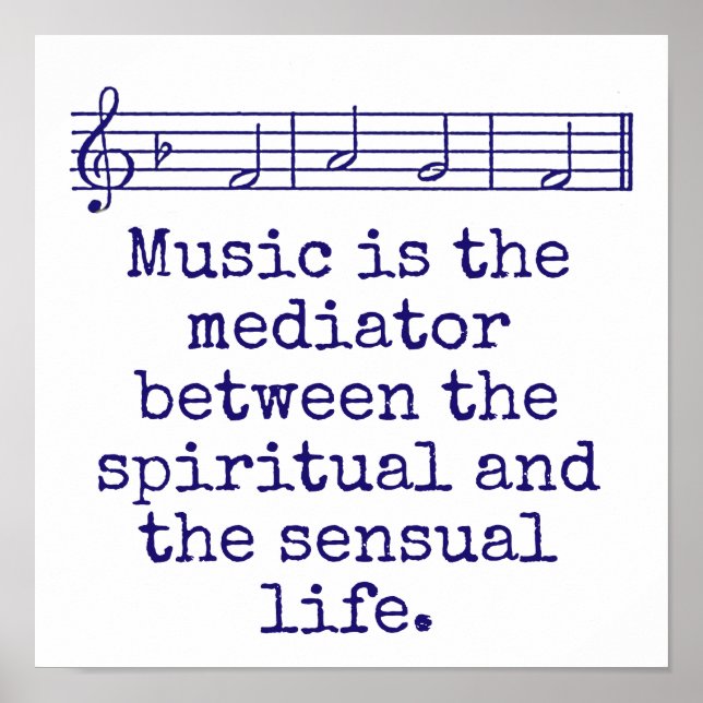 Musik ist der Vermittler - Musikangebot Poster (Vorne)