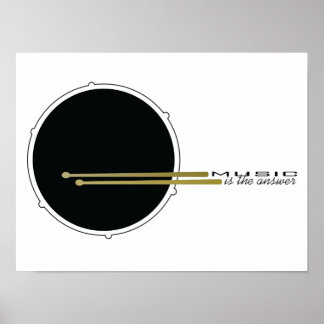 Musik ist die Antwort Poster