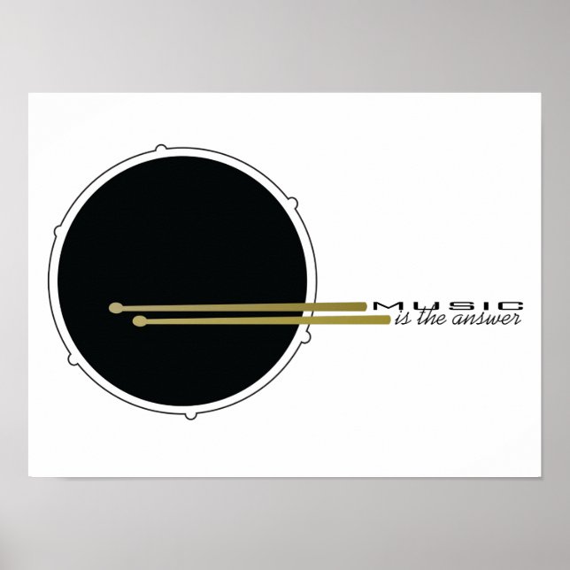 Musik ist die Antwort Poster (Vorne)
