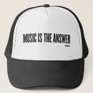 Musik ist die Antwort Truckerkappe
