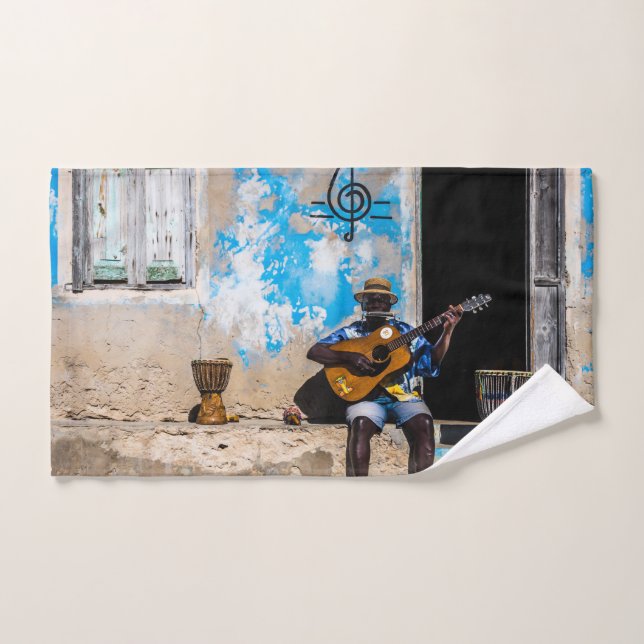 Musik ist die Medizin des Geistes Badhandtuch Set (Handtuch)