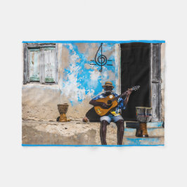 Musik ist die Medizin des Geistes Fleecedecke