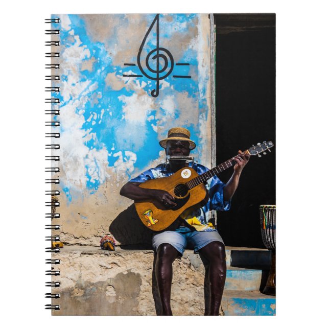 Musik ist die Medizin des Geistes Notizblock (Vorderseite)