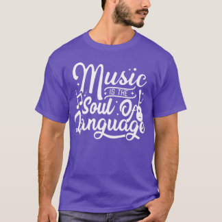 Musik ist die Seele der Sprache vintage T-Shirt