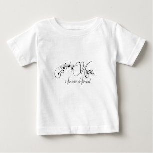 Musik ist die Stimme des Souls Baby T-shirt