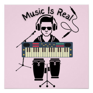 Musik ist echt poster