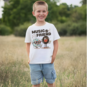 Musik ist ein Freund-Baby-T - Shirt