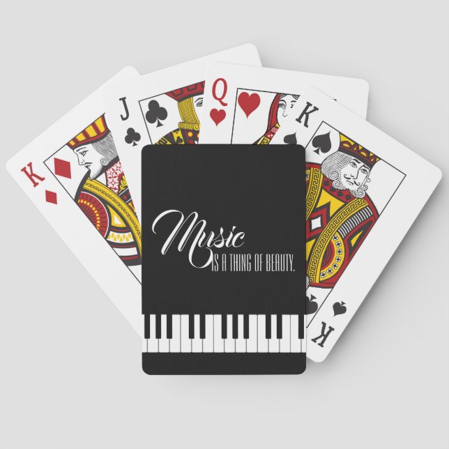 Musik ist etwas Schönes Spielkarten (Rückseite)