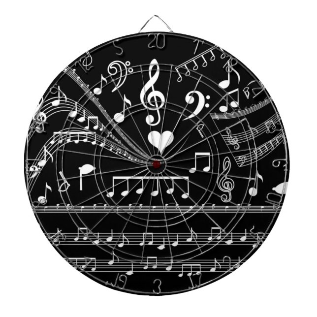 Musik ist geliebt!__ dartscheibe (vorne)