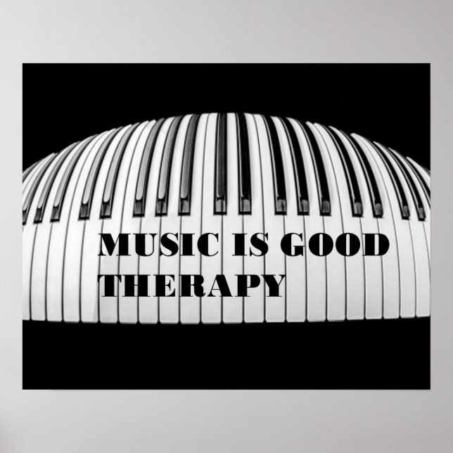 Musik ist gutes Therapieposter Poster (Vorne)