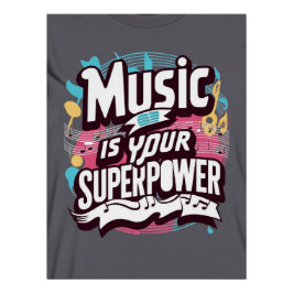Musik ist Ihre Superpower-Option 2 Poster