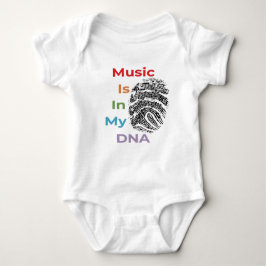 Musik ist in meinem DNA-Baby-Bodysuit Baby Strampler