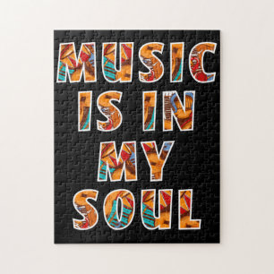 Musik ist in meinem Soul Jigsaw Puzzle