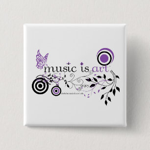 Musik ist Kunst Button