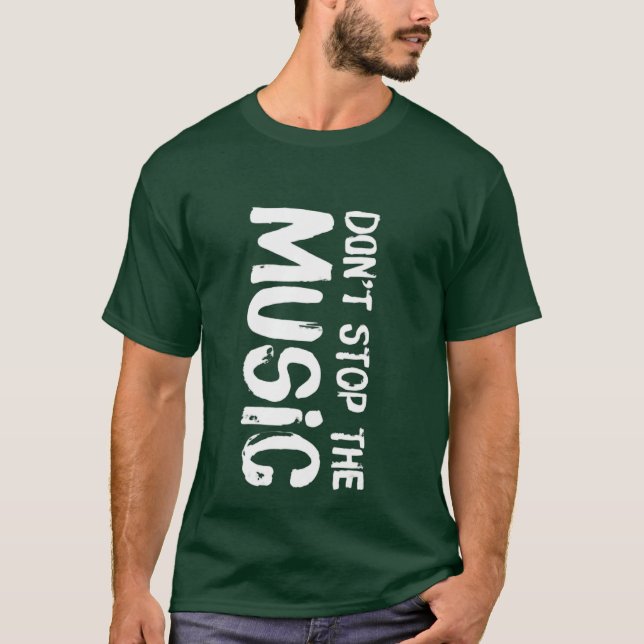 Musik ist Leben än T-Shirt (Vorderseite)