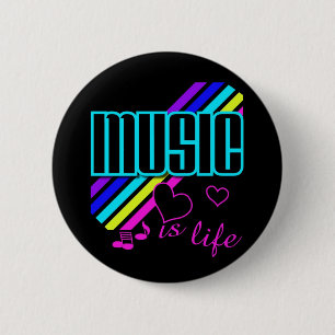 Musik ist Leben Button
