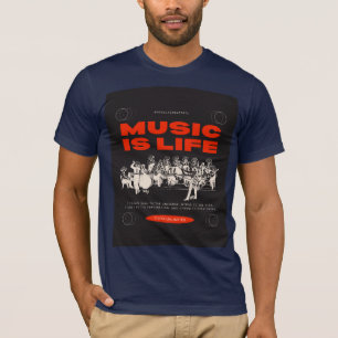Musik ist Leben: Die Universelle Sprache des Souls T-Shirt