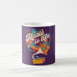 Musik ist Leben Kaffeetasse