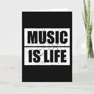Musik ist Leben Karte