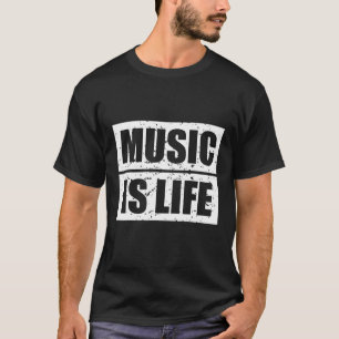 Musik ist Leben, Musik ist Lebensfreude, Frauen Mä T-Shirt