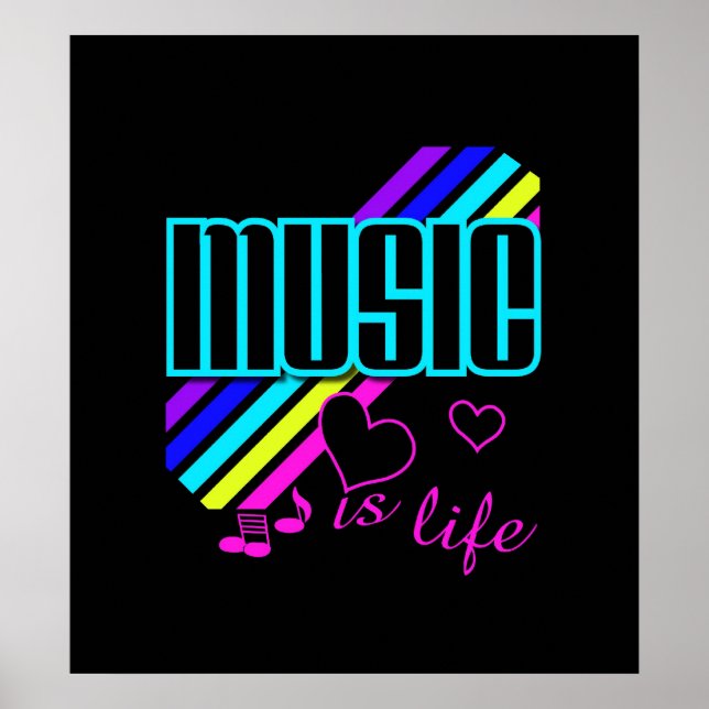 Musik ist Leben Poster (Vorne)