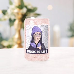 Musik Ist Leben – Purple Vibes Can Glass Dosenglas
