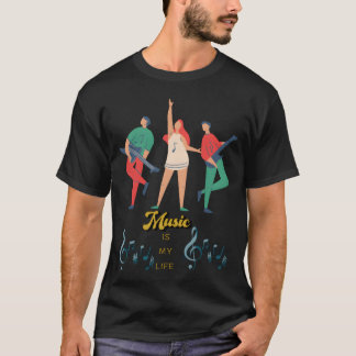 Musik Ist Leben retro T-Shirt