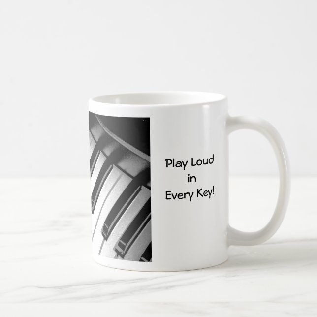 Musik ist Leben-schlichte Tasse (Rechts)