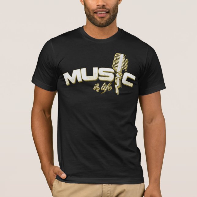 Musik ist Leben T-Shirt (Vorderseite)