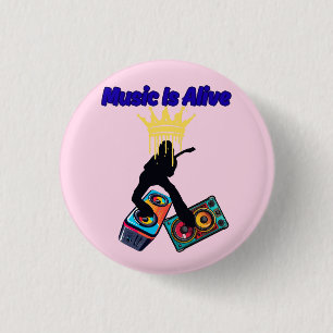 Musik ist lebendig button