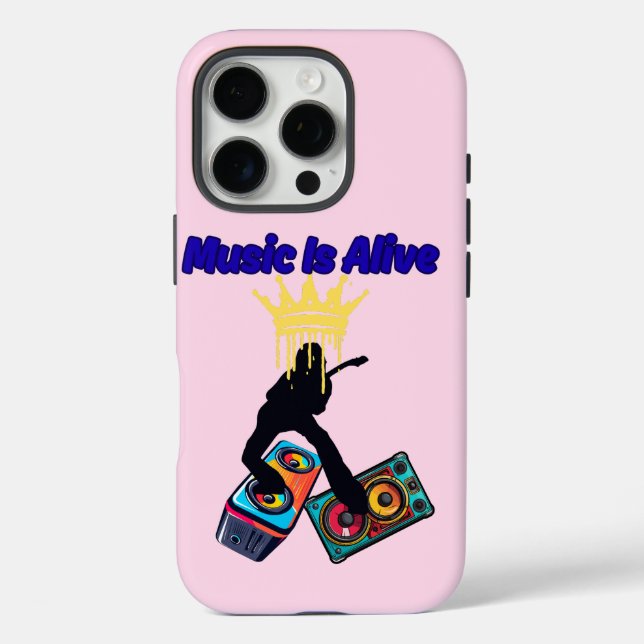 Musik ist lebendig Case-Mate iPhone hülle (Rückseite)