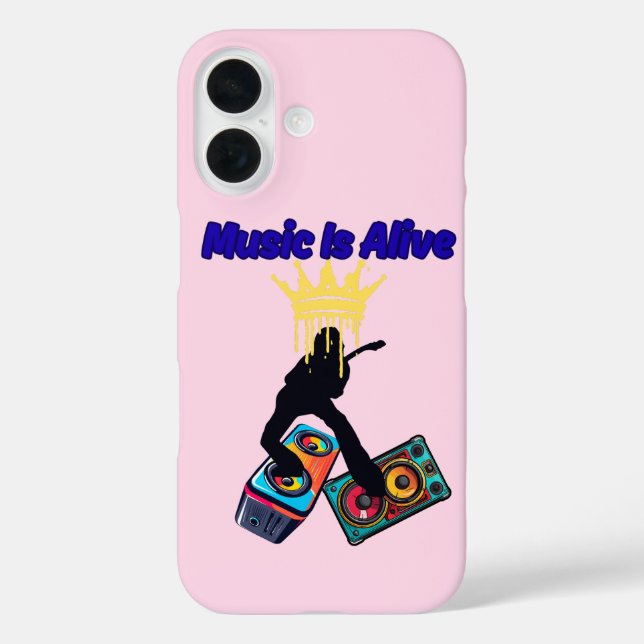 Musik ist lebendig Case-Mate iPhone hülle (Rückseite)