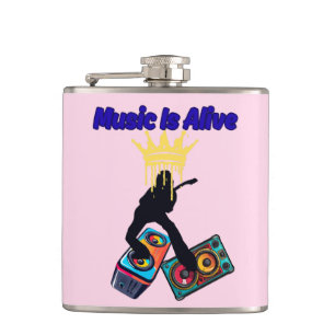 Musik ist lebendig flachmann