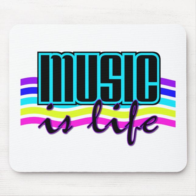 Musik ist Lebensmousepad Mousepad (Vorne)