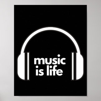 Musik ist Life Poster