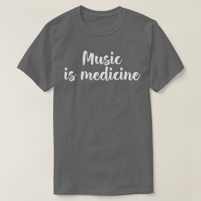 Musik ist Medizin T-Shirt (Design vorne)