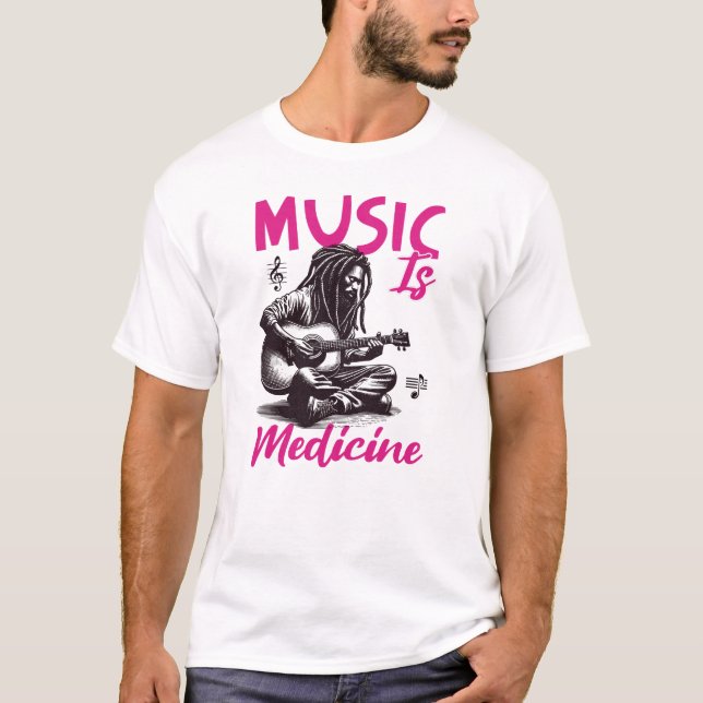 Musik ist Medizin T-Shirt (Vorderseite)