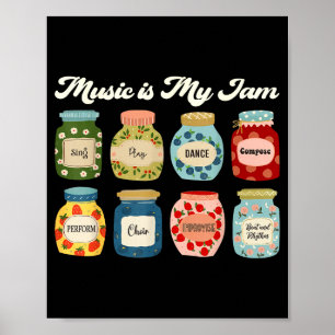 Musik ist mein Ding Lehrer Chor Band Schüler Musik Poster