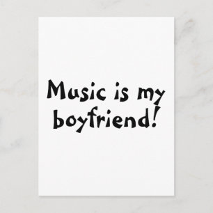 Musik ist mein Freund Postkarte