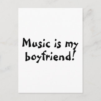 Musik ist mein Freund Postkarte