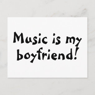 Musik ist mein Freund Postkarte