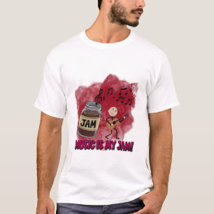 Musik ist mein Jam Lila T-Shirt